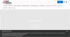Desktop Screenshot of danreklame.dk